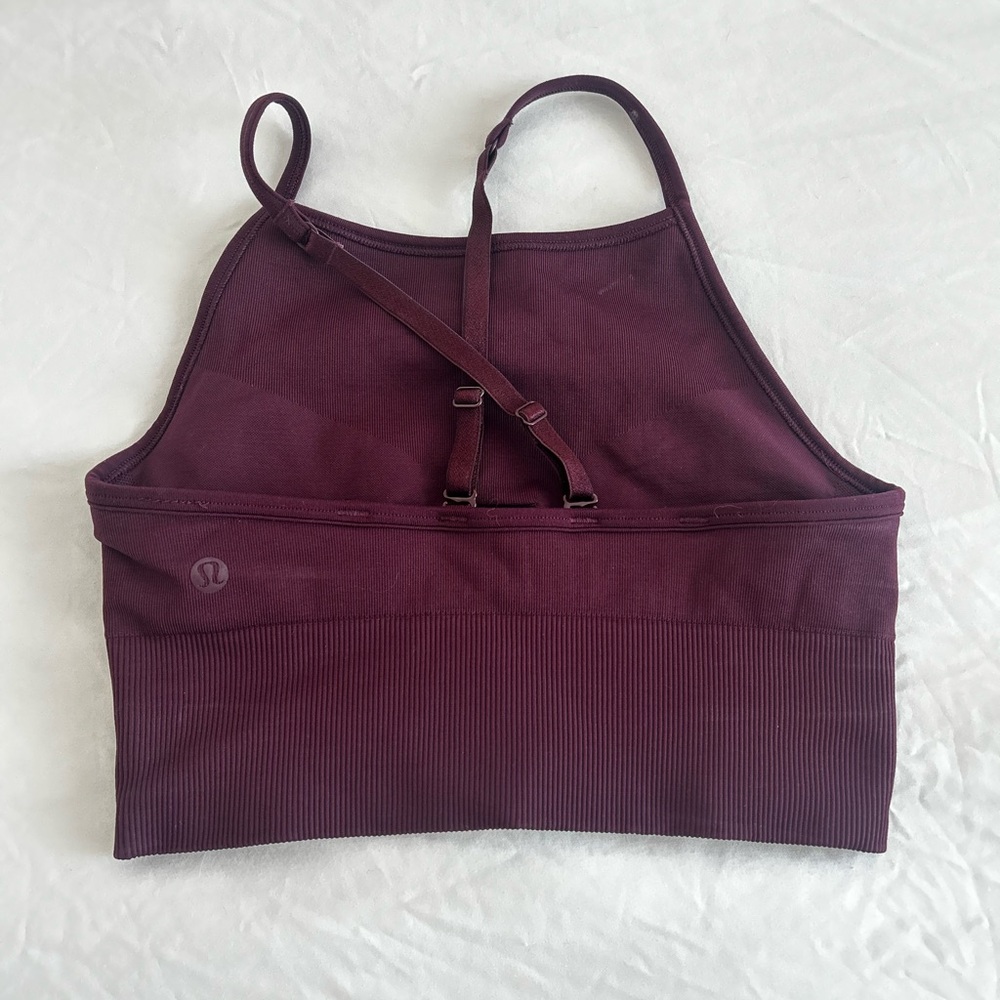 lululemon athletica Burgundy Bra